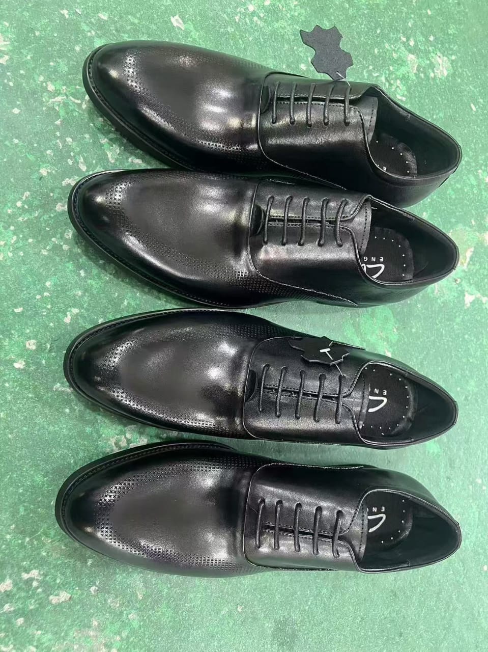 Black Leather Oxford Shoes