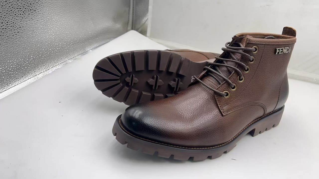 Fendi Brown Ankle Boots